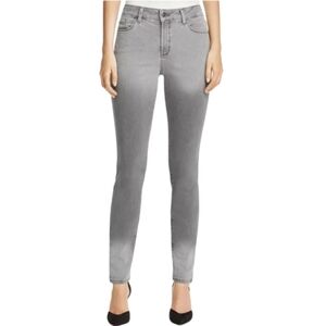 WHBM Womens Feel Beutifull Grey 2 Tone Faded Skinny Leg Jeans Size 2